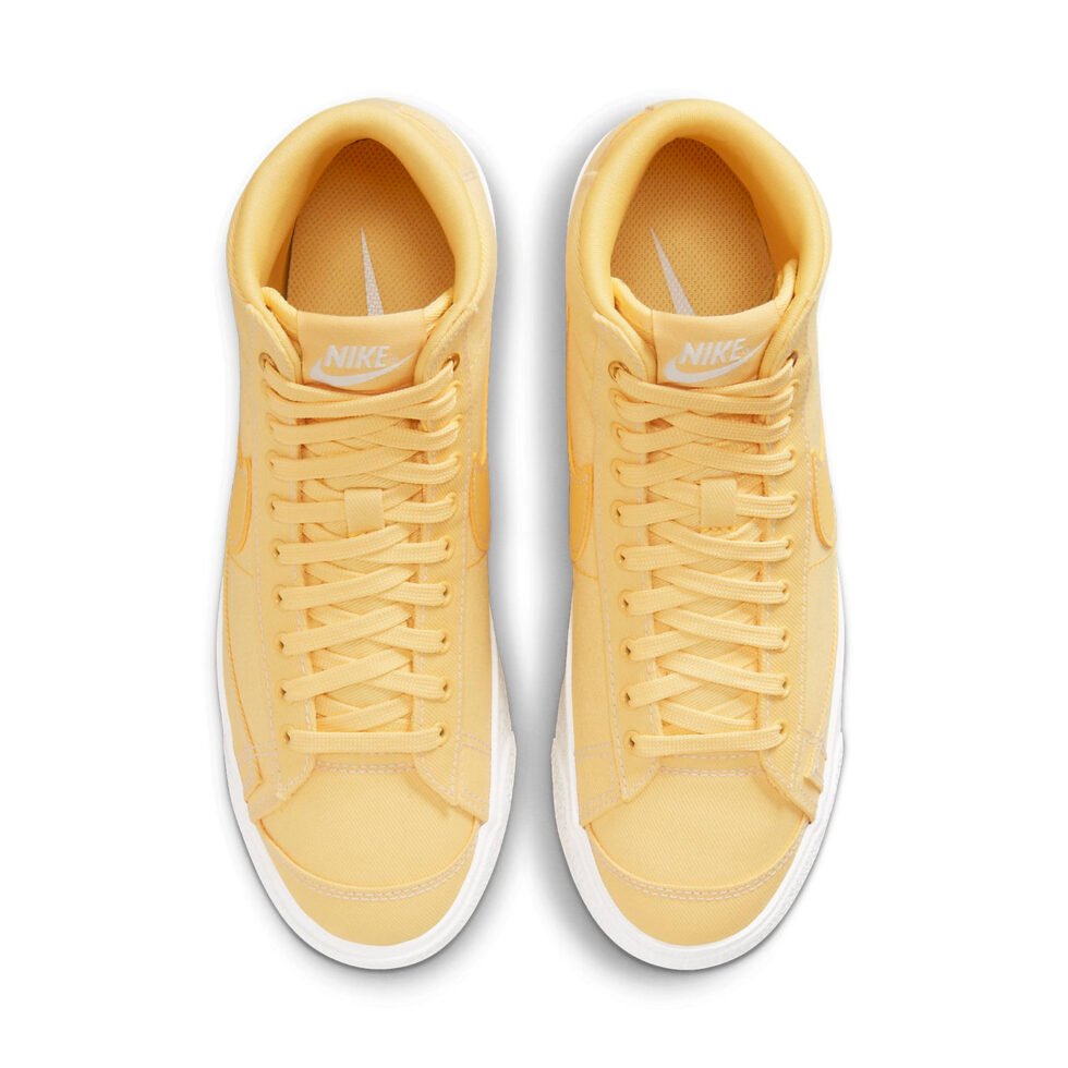 (WMNS) Nike Blazer Mid '77 Canvas 'Topaz Gold' DX5550-700 - Image 4