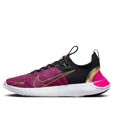(WMNS) Nike Free RN Next Nature 'Black Fireberry' DX6482-004