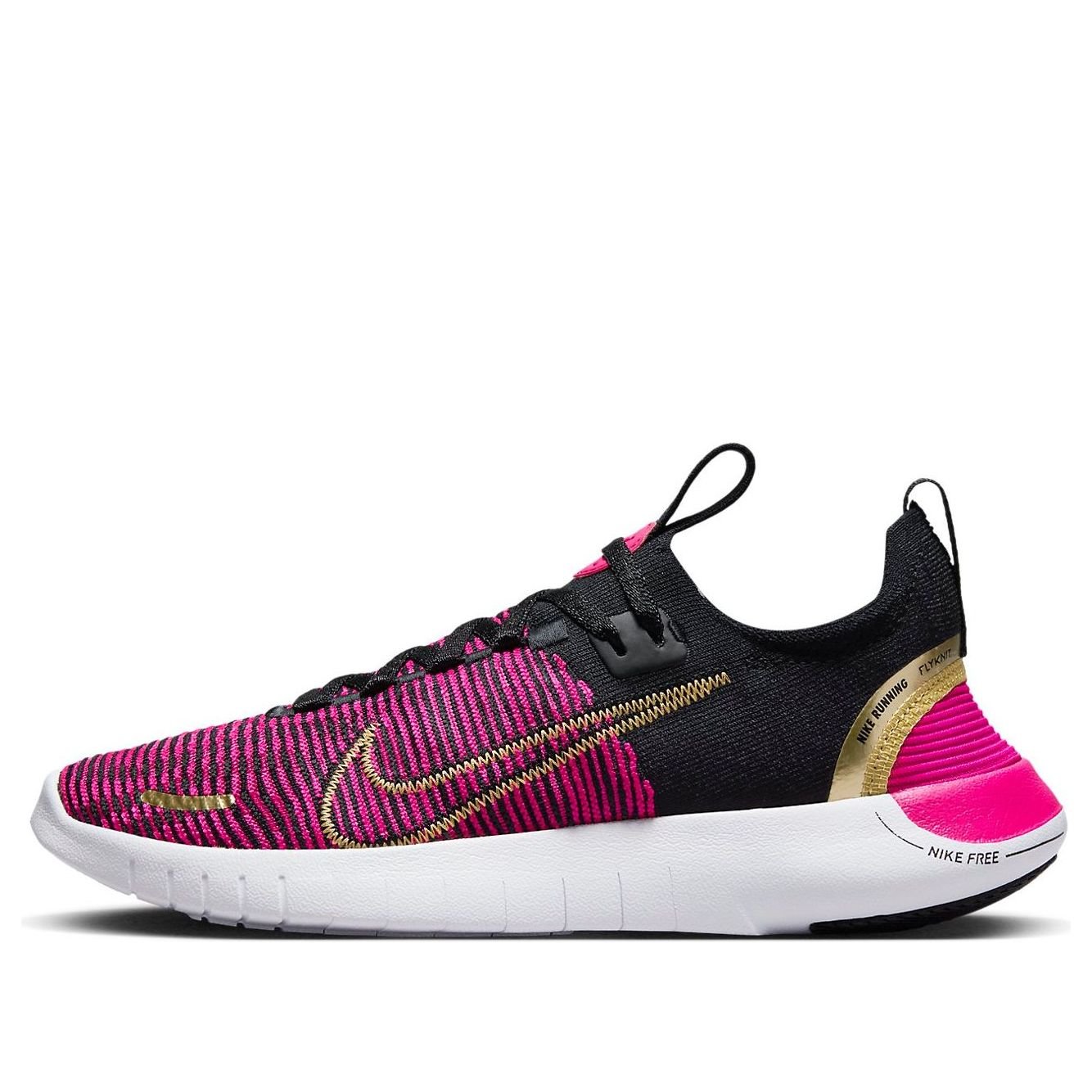 (WMNS) Nike Free RN Next Nature 'Black Fireberry' DX6482-004