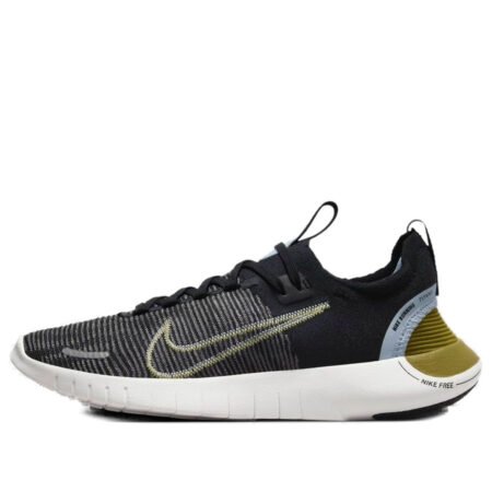 (WMNS) Nike Free RN Next Nature 'Black Soft Yellow' DX6482-006
