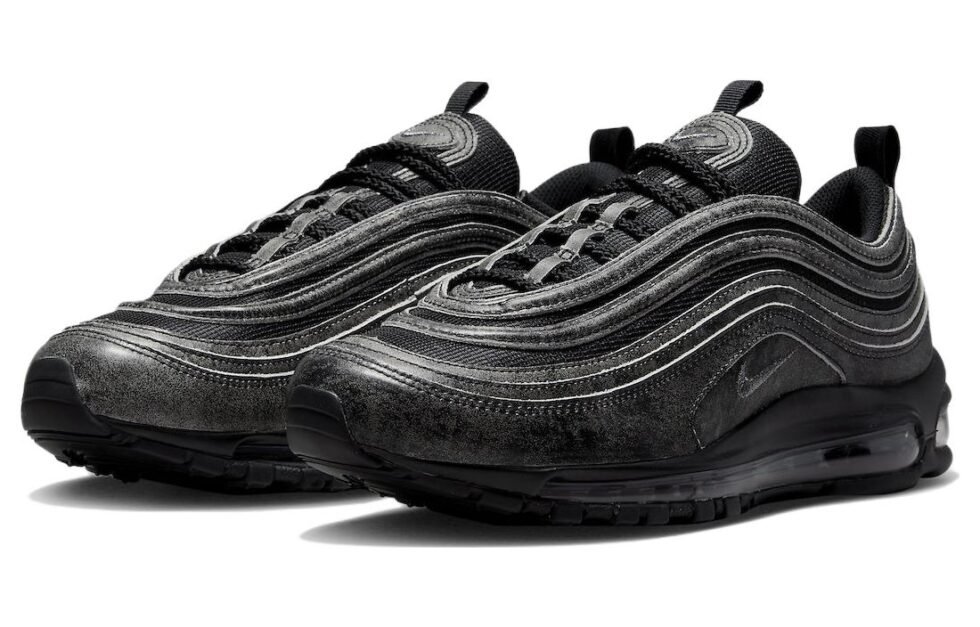 Nike x COMME des GARCONS Homme Plus Air Max 97 'Black' DX6932-002 - Image 4