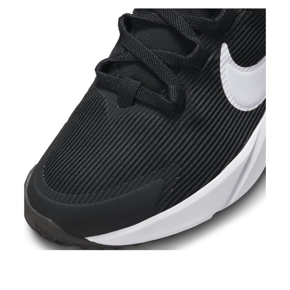 (PS) Nike Star Runner 4 'Black White' DX7614-001 - Image 5