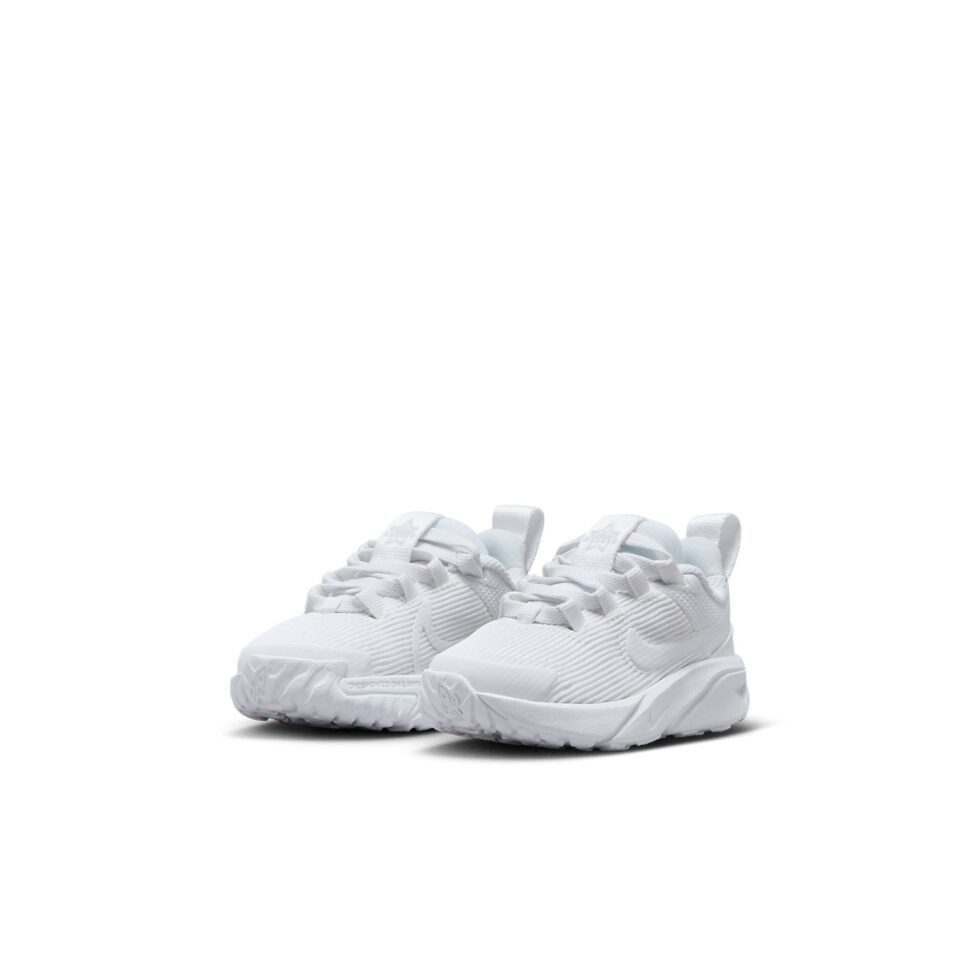 (TD) Nike Star Runner 4 'Triple White' DX7616-100 - Image 3