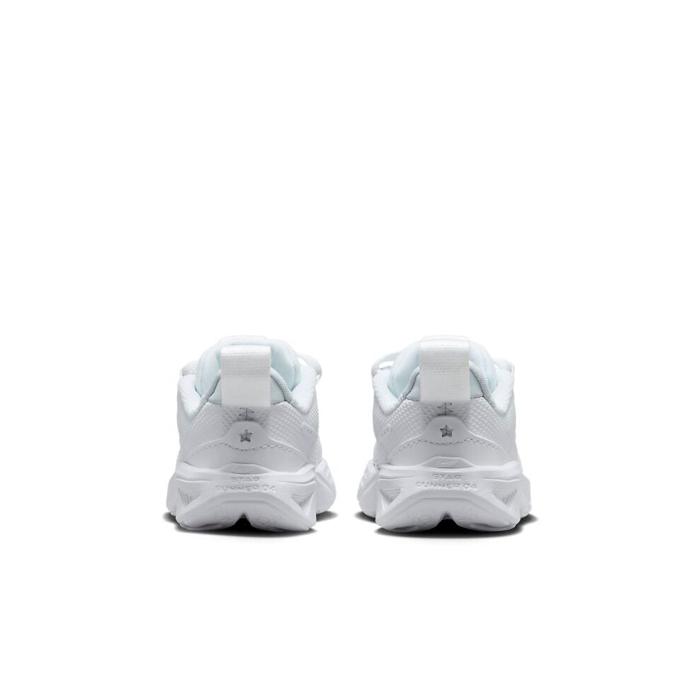(TD) Nike Star Runner 4 'Triple White' DX7616-100 - Image 5
