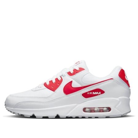 Nike Air Max 90 'White University Red' DX8966-100