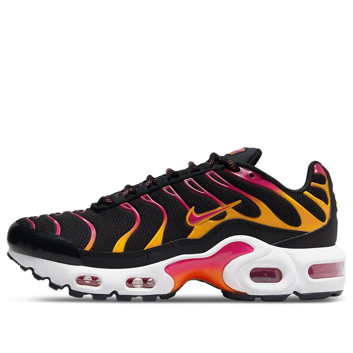 (GS) Nike Air Max Plus 'Black Active Pink' DX9264-001