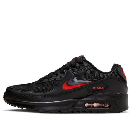 (GS) Nike Air Max 90 'Three Swoosh - Black' DX9272-001