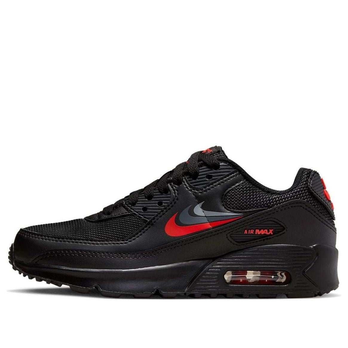 (GS) Nike Air Max 90 'Three Swoosh - Black' DX9272-001