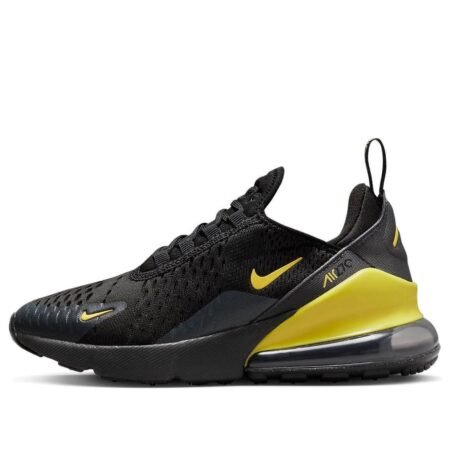 (GS) Nike Air Max 270 'Black Yellow Strike' DX9277-001