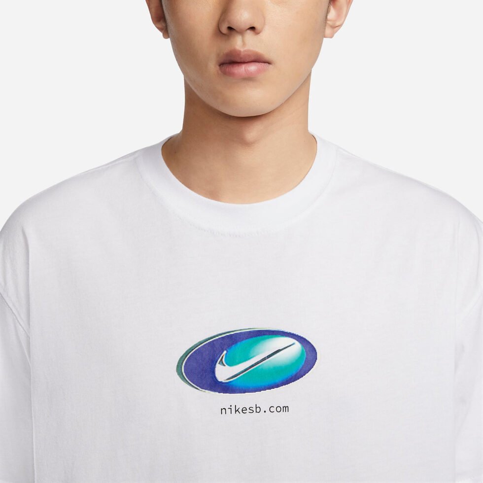 Nike SB Y2K T-Shirt 'White' DX9461-100 - Image 2
