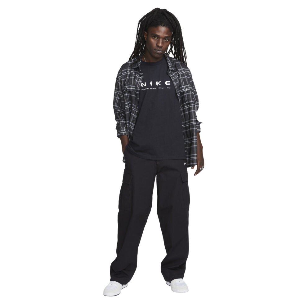 Nike SB Skate Tee 'Black' DX9465-010 - Image 3
