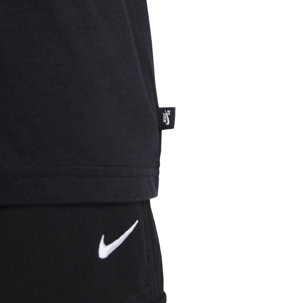 Nike SB Skate Tee 'Black' DX9465-010 - Image 4