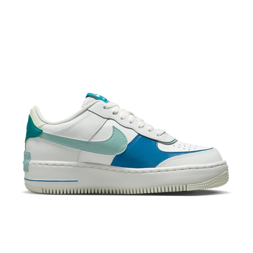 (WMNS) Nike Air Force 1 Low Shadow 'White Blue Whisper' DZ1847-101 - Image 2