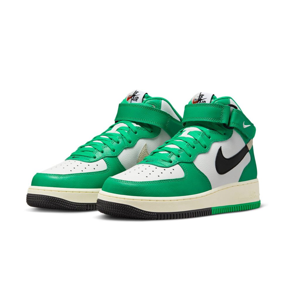 Nike Air Force 1 Mid 07 LV8 'Split Stadium Green' DZ2554-100 - Image 3