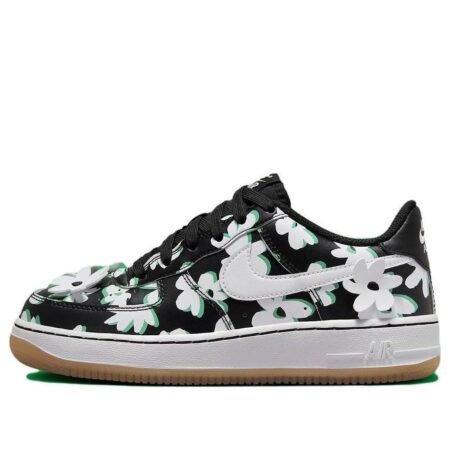(GS) Nike Air Force 1 LV8 'Black White Flowers' DZ2663-001