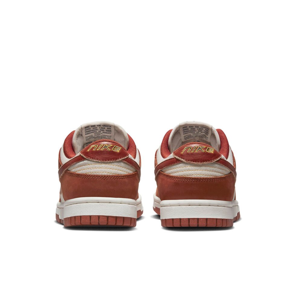 (WMNS) Nike Dunk Low 'Light Orewood Brown Rugged Orange' DZ2710-101 - Image 4