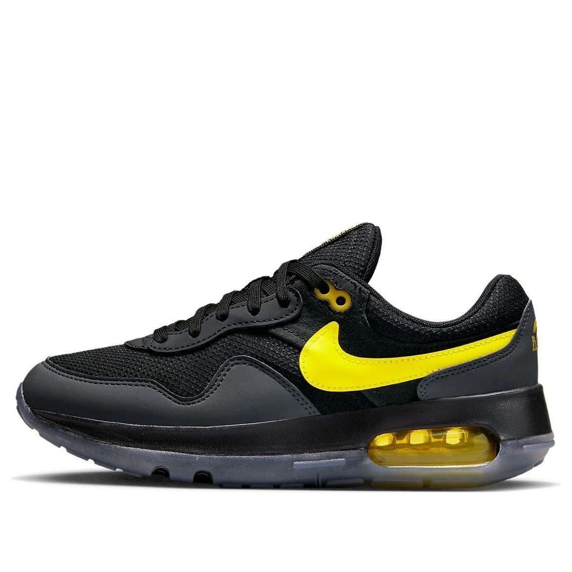 (GS) Nike Air Max Motif Next Nature 'Black Yellow' DZ2765-001