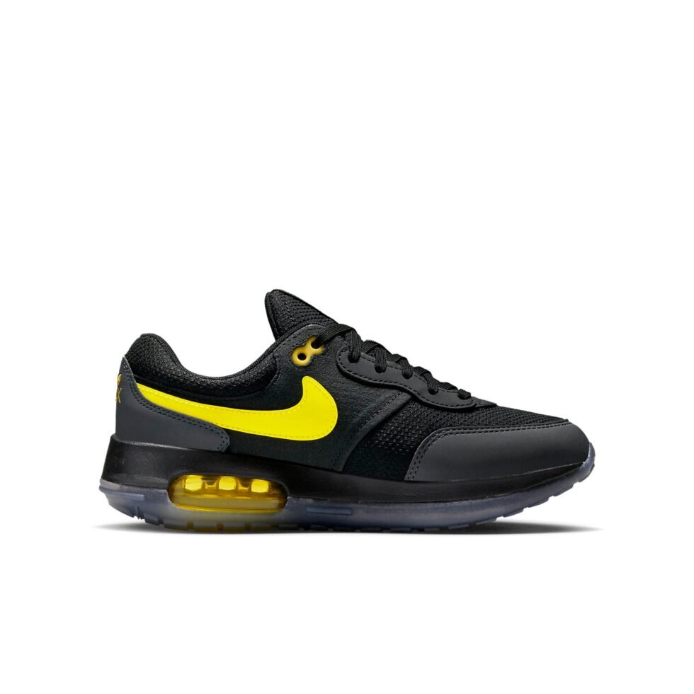 (GS) Nike Air Max Motif Next Nature 'Black Yellow' DZ2765-001 - Image 2