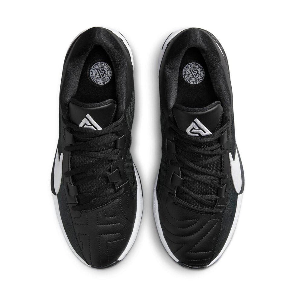 Nike Zoom Freak 5 TB 'Black White' DZ2946-001 - Image 4