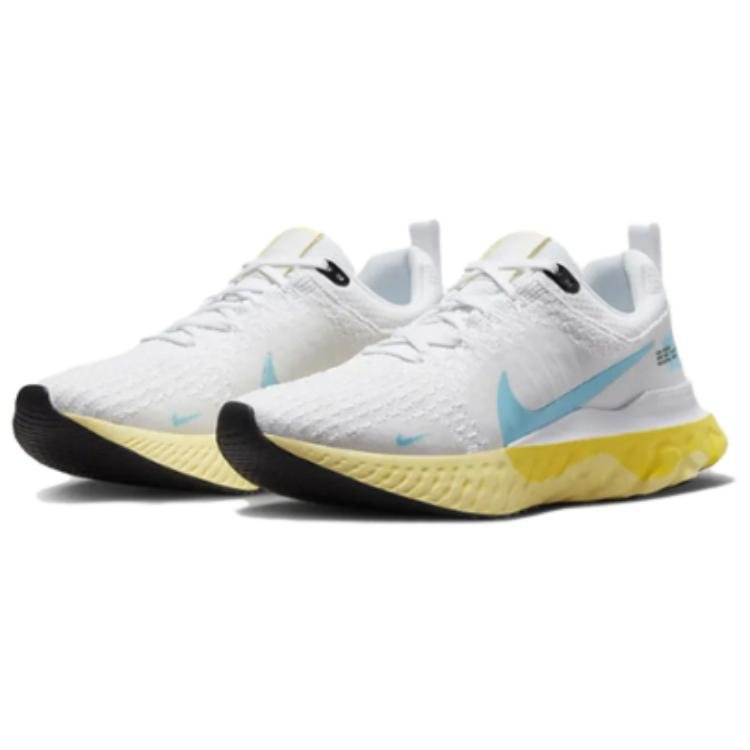 (WMNS) Nike React Infinity Run Flyknit 3 'White Baltic Blue' DZ3016-102 - Image 3