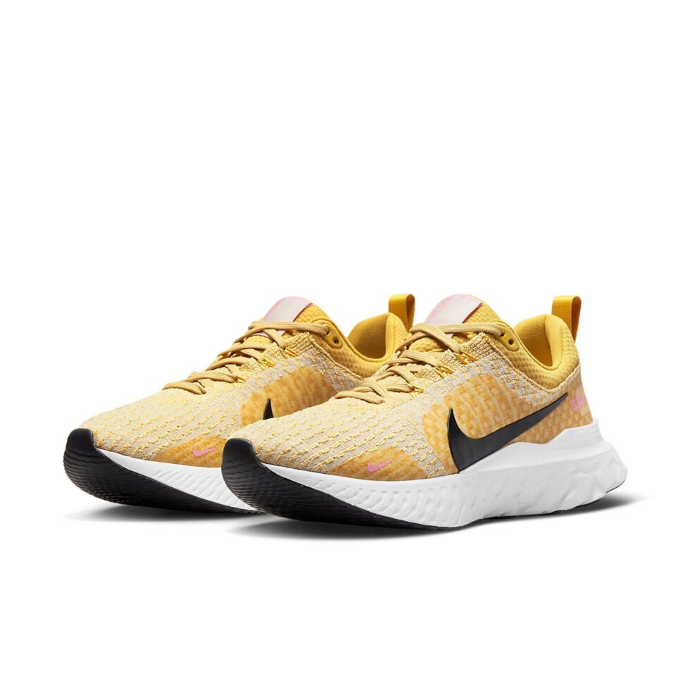 (WMNS) Nike React Infinity Run Flyknit 3 'Wheat Gold' DZ3016-700 - Image 3