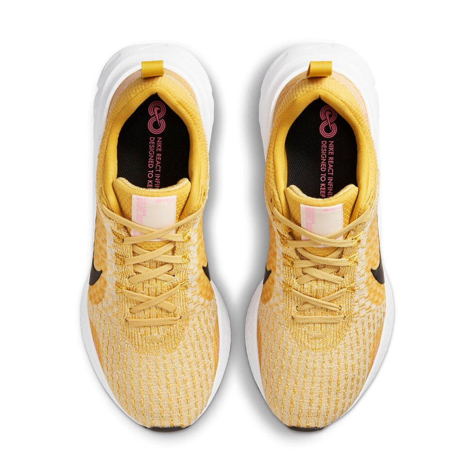 (WMNS) Nike React Infinity Run Flyknit 3 'Wheat Gold' DZ3016-700 - Image 4