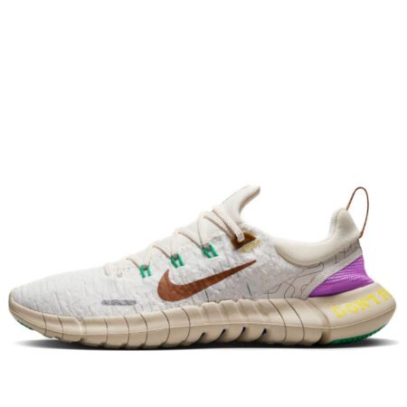 Nike Free Run 5.0 Next Nature PRM Moving Company - Sail Ale Brown DZ3191-100