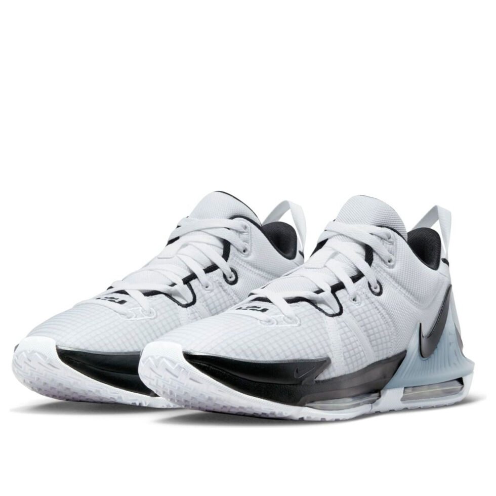 Nike LeBron Witness 7 TB 'White Black' DZ3299-100 - Image 3