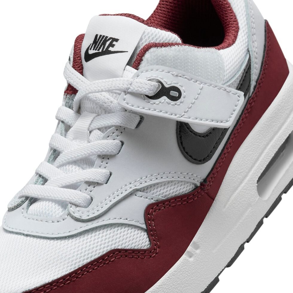 (PS) Nike Air Max 1 EasyOn 'Dark Team Red' DZ3308-111 - Image 7