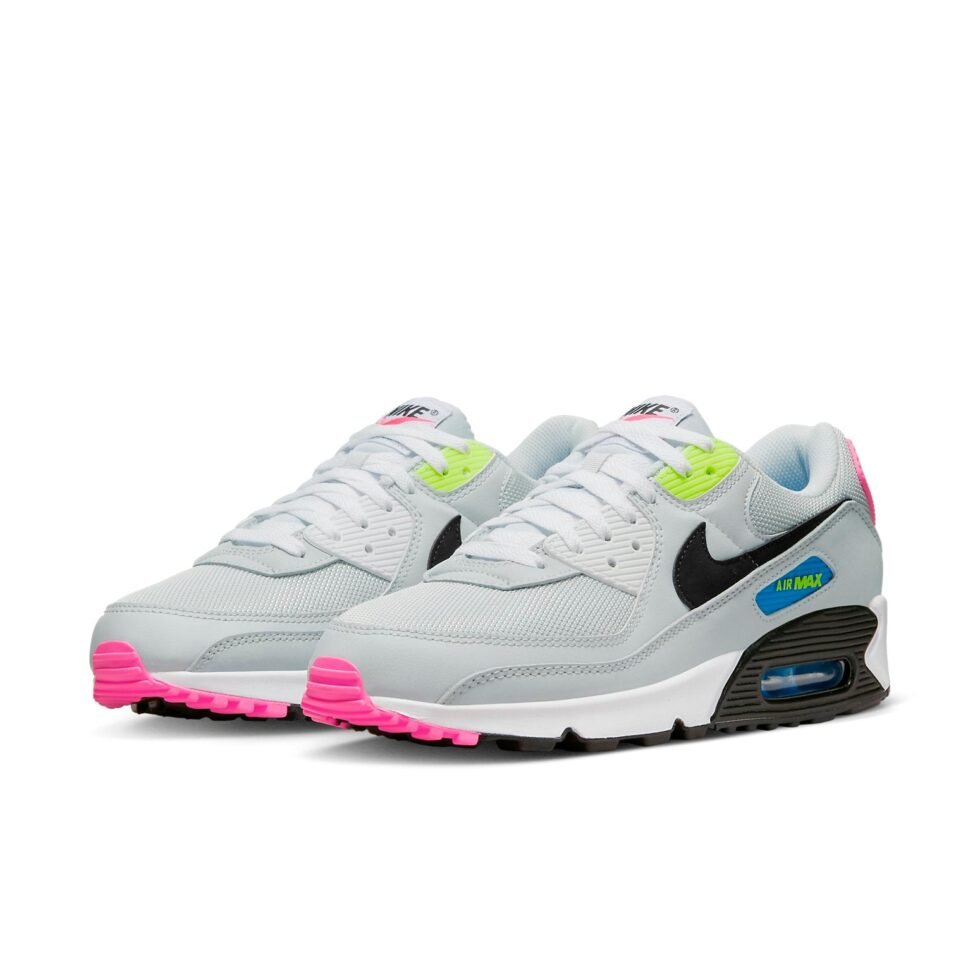 Nike Air Max 90 'Grey Neon' DZ4398-001 - Image 3
