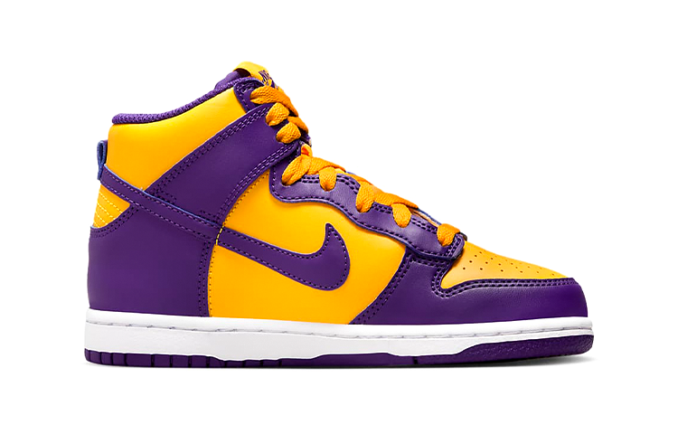 (PS) Nike Dunk High 'Lakers' DZ4455-500 - Image 2