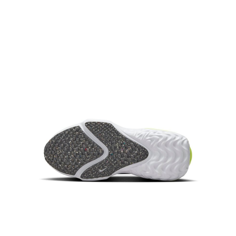 (PS) Nike Run Flow Easy On/Off Shoes 'Black Teal Nebula Volt' DZ4489-001 - Image 6
