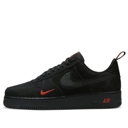 Nike Air Force 1 Low '07 LV8 'Multi-Swoosh Black Crimson' DZ4514-001