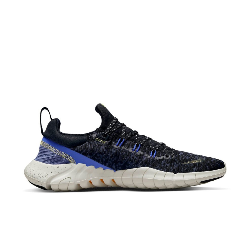 Nike Free Run 5.0 Next Nature 'Black Hyper Royal' DZ4848-001 - Image 2