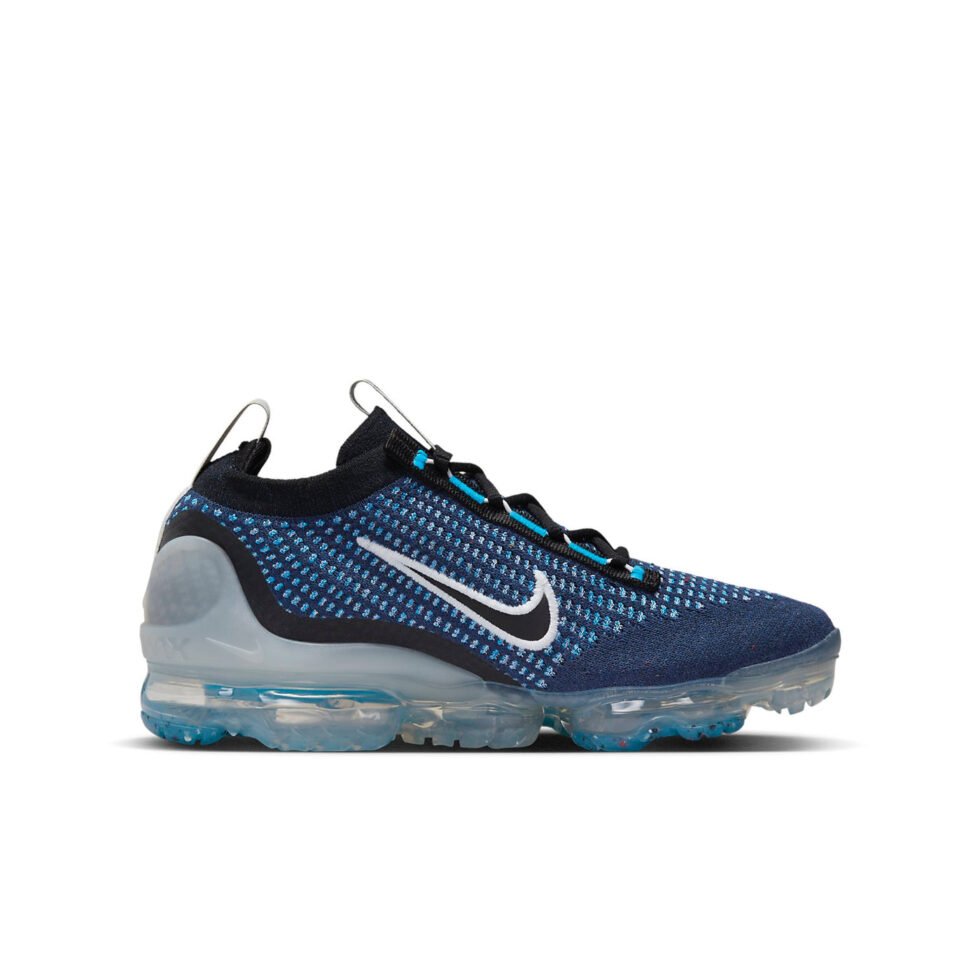 (GS) Nike Air VaporMax 2021 Flyknit 'Navy Photo Blue' DZ5314-400 - Image 2