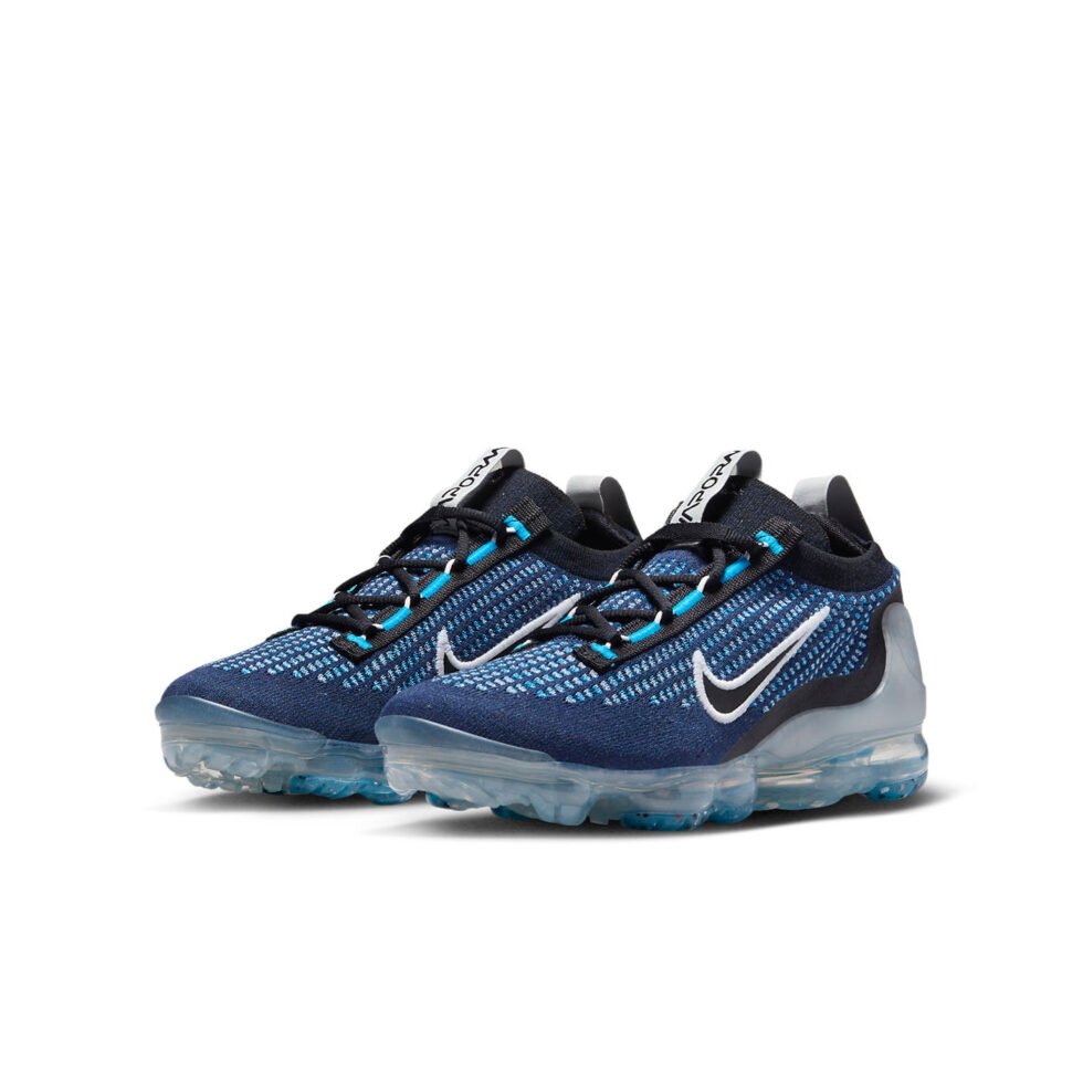 (GS) Nike Air VaporMax 2021 Flyknit 'Navy Photo Blue' DZ5314-400 - Image 3