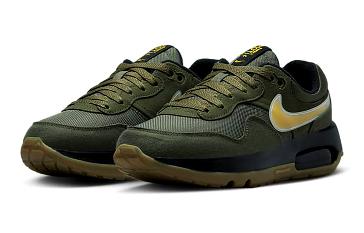 (GS) Nike Air Max Motif Next Nature 'Medium Olive University Gold' DZ5639-200 - Image 3