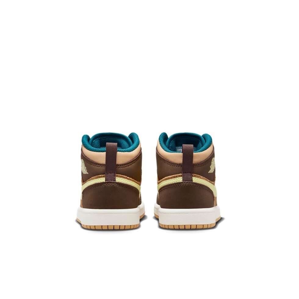(PS) Air Jordan 1 Mid SE 'Cacao Wow' DZ6338-200 - Image 5