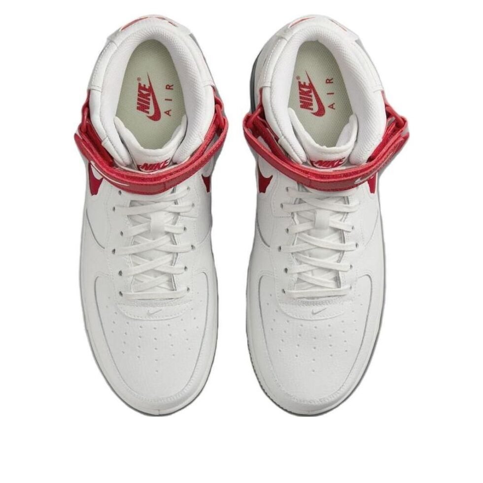 Nike Air Force 1 Mid Evo 'White University Red' FB1374-102 - Image 5