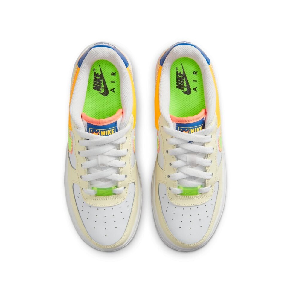 (GS) Nike Air Force 1 LV8 'Player One - Laser Orange' FB1838-131 - Image 4