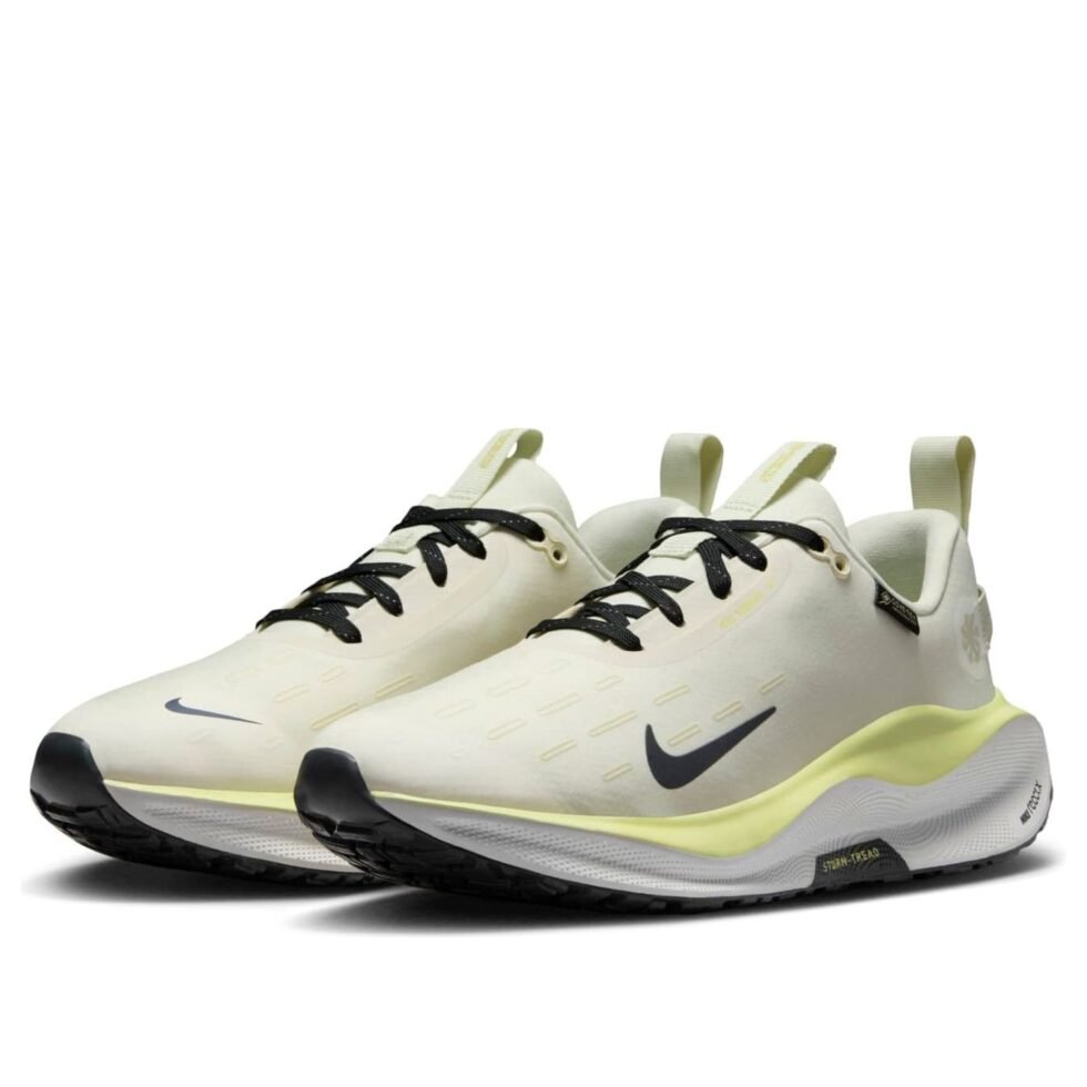 (WMNS) Nike Reactx Infinity 4 Gore-Tex 'White Yellow' FB2197-100 - Image 2