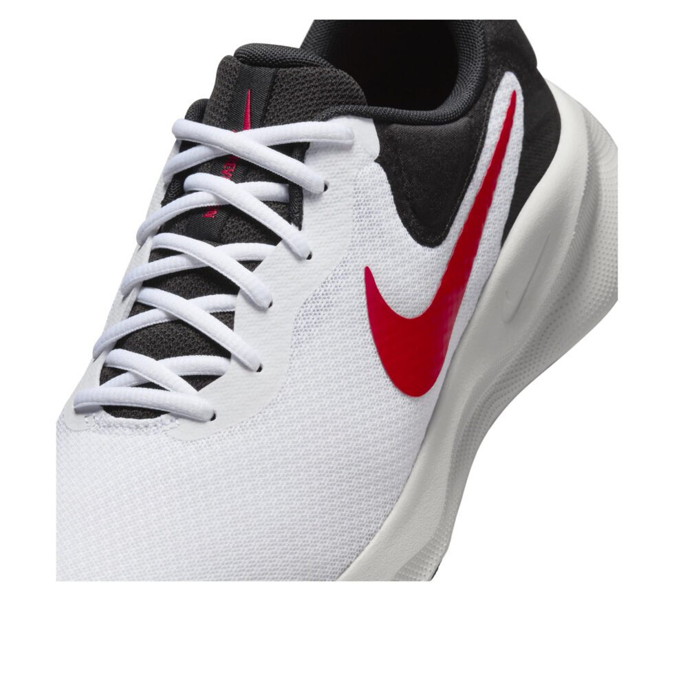 Nike Revolution 7 'White Black Photon Dust Fire Red' FB2207-102 - Image 5