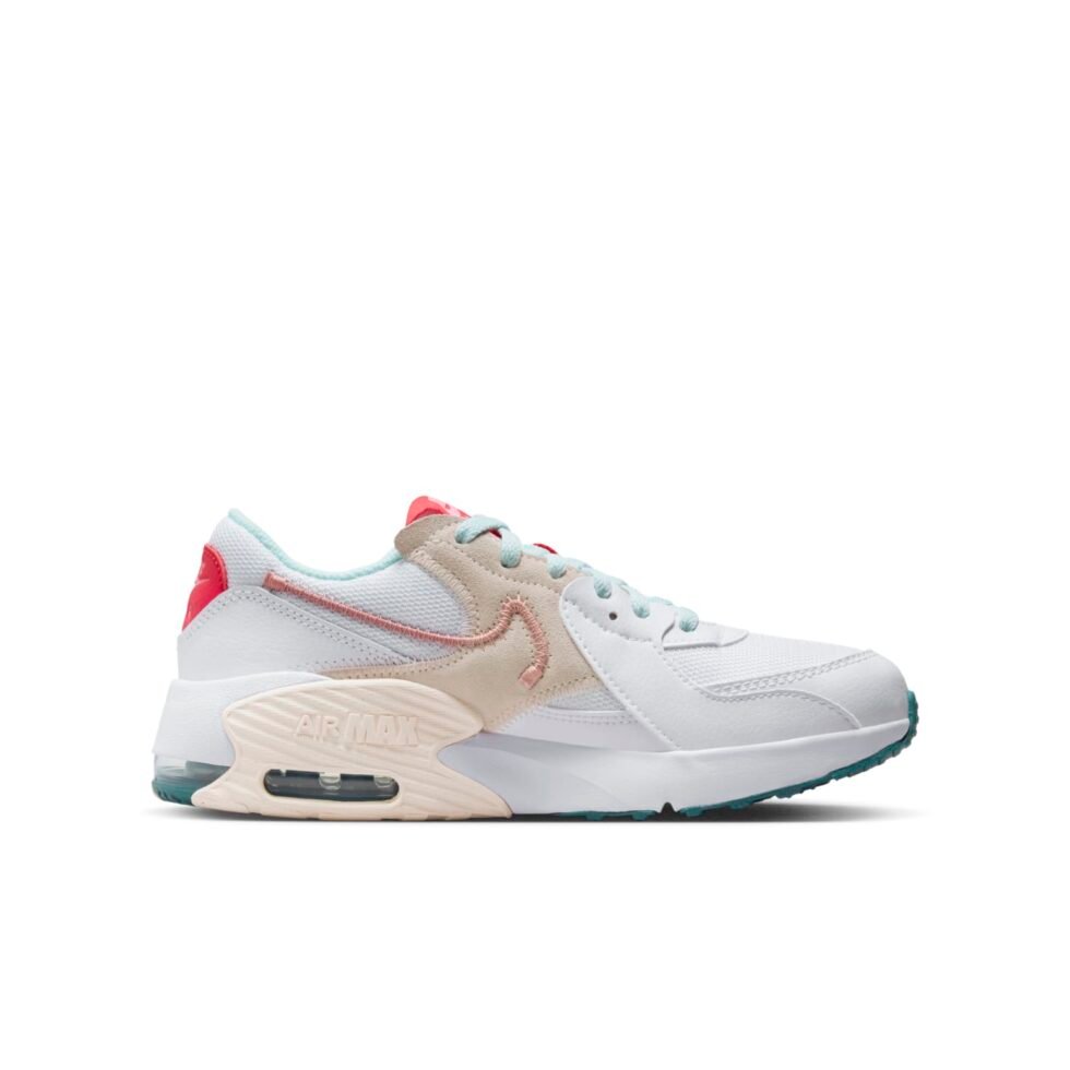 (GS) Nike Air Max Excee 'White Red Guava Ice' FB3058-102 - Image 2