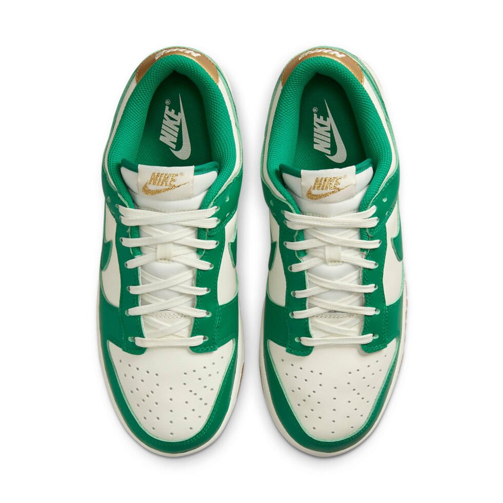 (WMNS) Nike Dunk Low 'Malachite Metallic Gold' FB7173-131 - Image 4