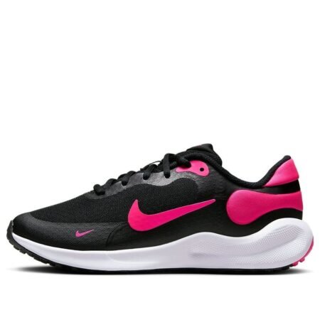 (GS) Nike Revolution 7 'Black Hyper Pink' FB7689-002