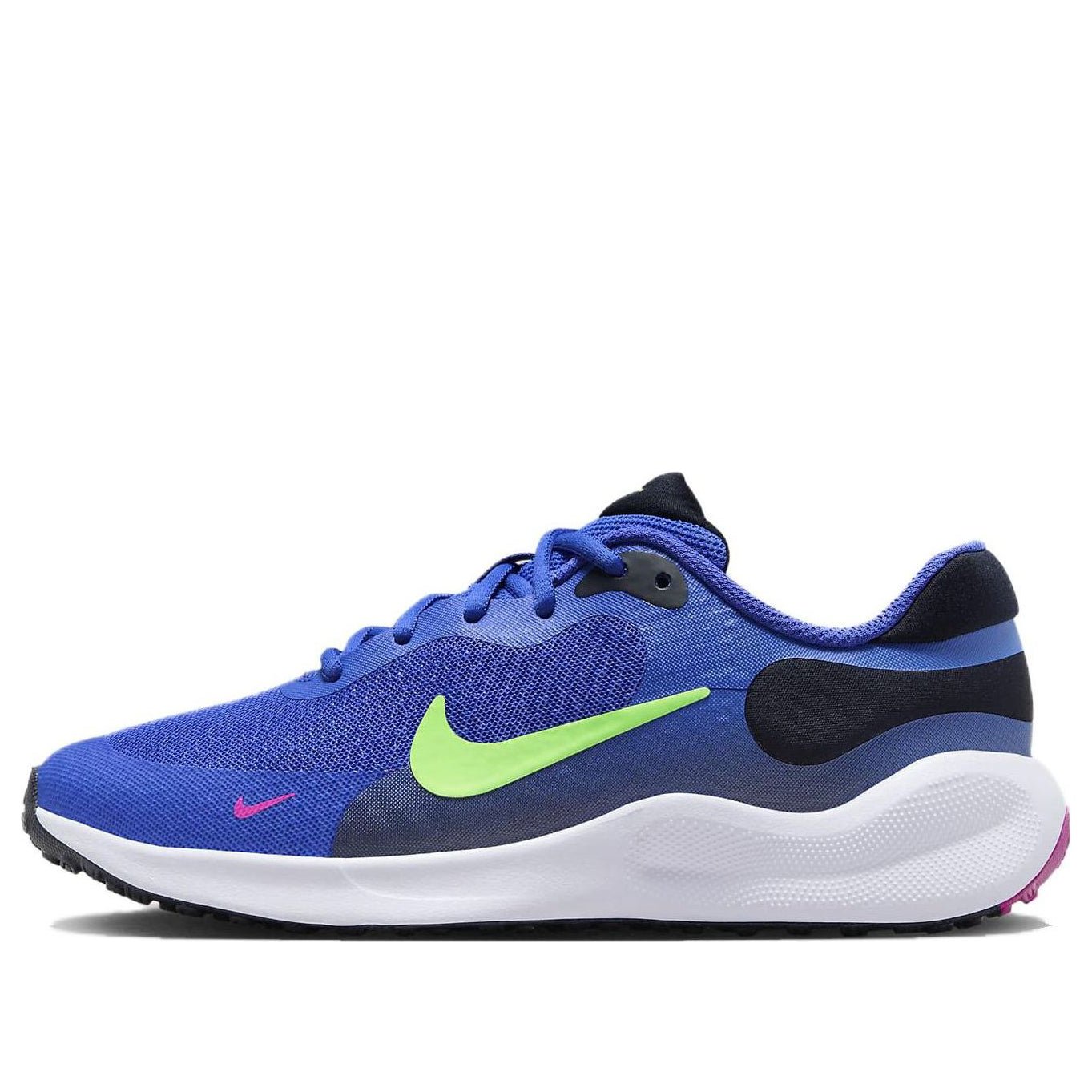 (GS) Nike Revolution 7 'Ultramarine Lime Blast' FB7689-500