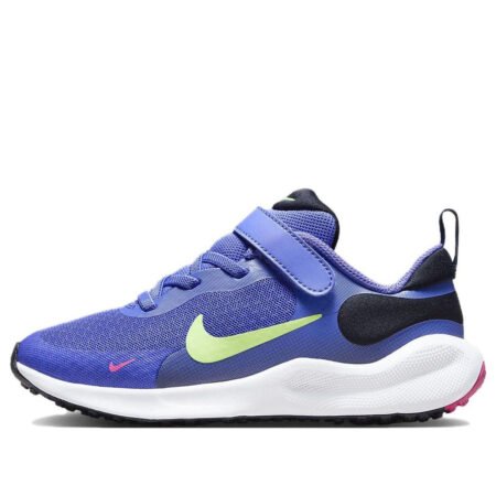 (PS) Nike Revolution 7 'Ultramarine Lime Blast' FB7690-500