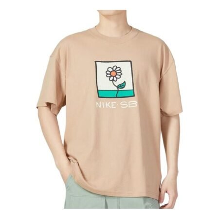 Nike SB Floral T-Shirt 'Khaki' FB8139-200