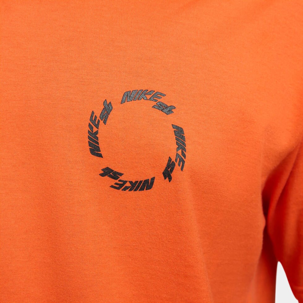 Nike SB Wheel T-Shirt 'Orange' FB8143-819 - Image 3
