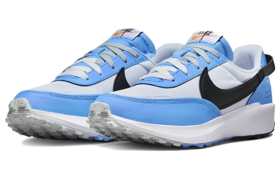 Nike Waffle Debut 'White University Blue' FB8901-001 - Image 4